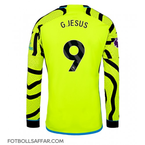 Arsenal Gabriel Jesus #9 Bortatröja 2023-24 Långärmad